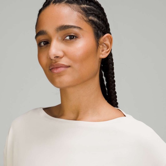 Lululemon Back in Action Short Sleeve T-Shirt *Nulu (White Opal) - Picture 3 of 9